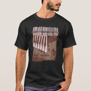 Camiseta Mbira Kalimba Título tradicional inst musical