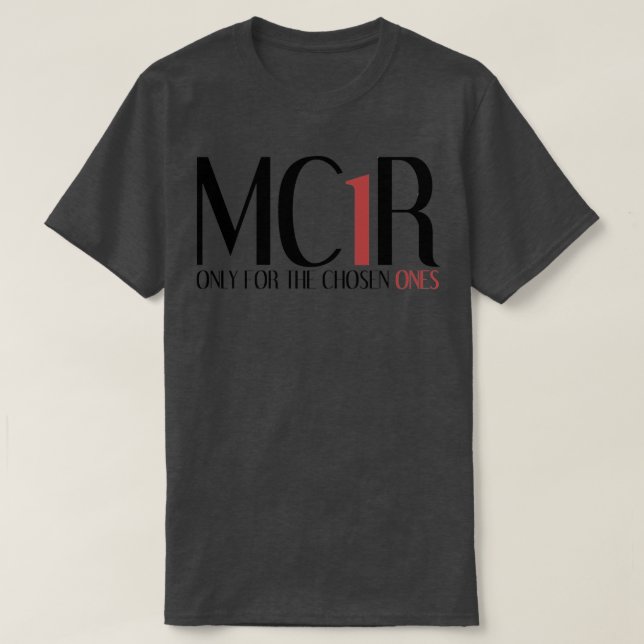 Camiseta MC1R Escolhidos Redhead 2 (Frente do Design)