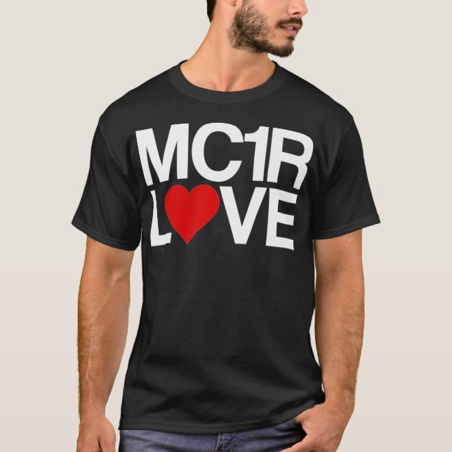 Camiseta MC1R Love Funny Redhead Premium _1 (Frente)