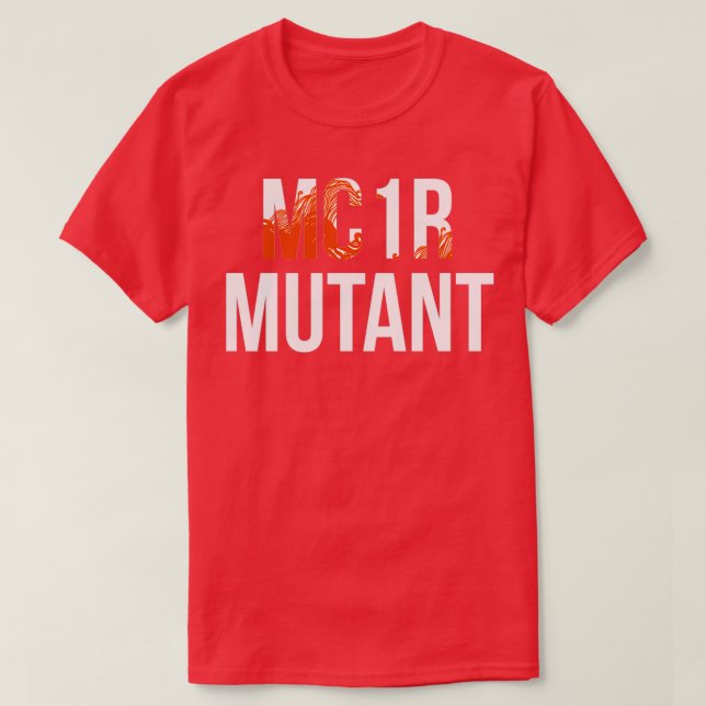 Camiseta Mc1R Mutant Funny Redhead Ginger (Frente do Design)