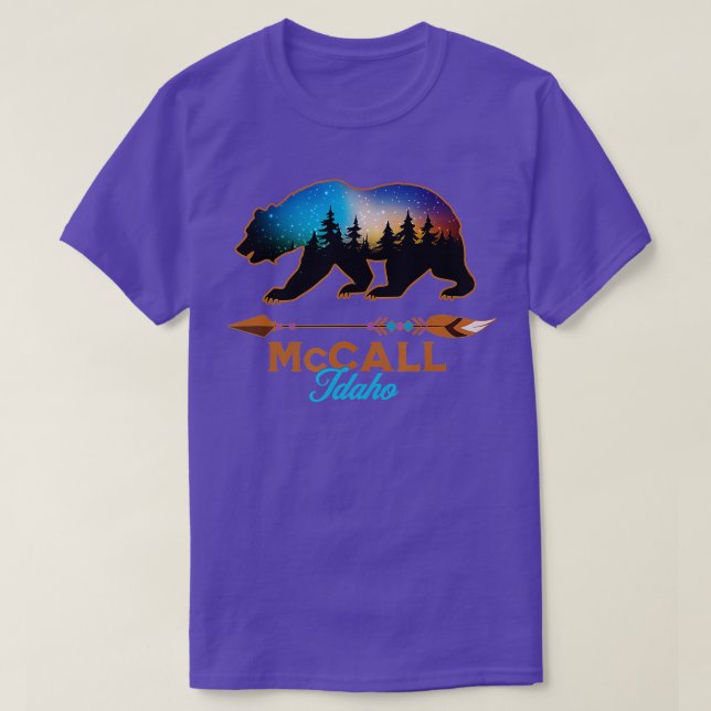 Camiseta McCall Idaho Souvenir (Frente do Design)
