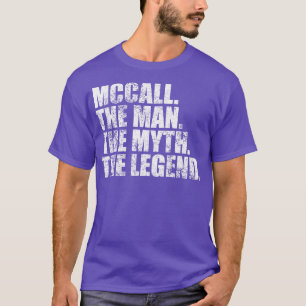 Camiseta Mccall Nome da família Mccall sobrenome Mccall S