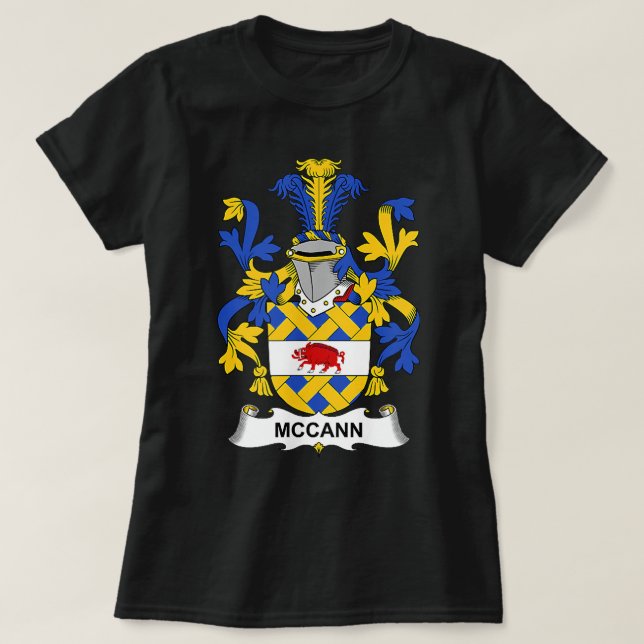 Camiseta McCann Casaco de Armamento Centro Familiar (Frente do Design)