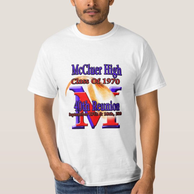 Camiseta McCluer classe alta 'da 40th reunião 70 (Frente)