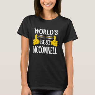Camiseta McConnell Surname Family Sobrenome Melhor Mc do Mu