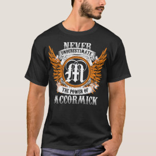 Camiseta Mccormick Name Shirt Nunca Subestima A Potência