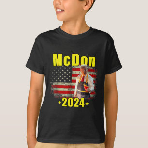 Camiseta Mcdon 2024 Divertido Donald Trump Batata Frita Coz