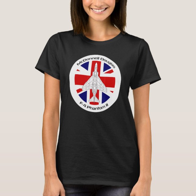 Camiseta Mcdonnell Douglas F 4 Phantom Ii Uk (Frente)