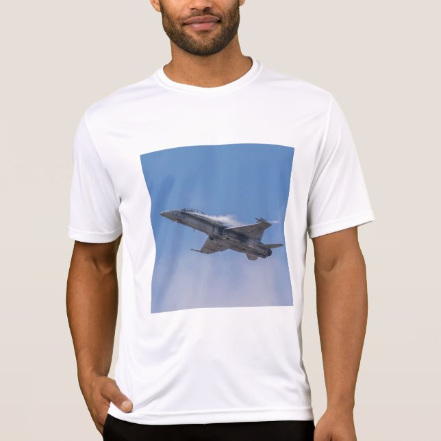 Camiseta McDonnell Douglas F/A-18 Hornet (Frente)