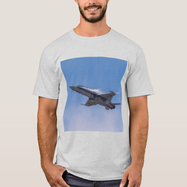 Camiseta McDonnell Douglas F/A-18 Hornet (Frente)