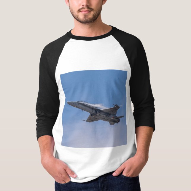 Camiseta McDonnell Douglas F/A-18 Hornet (Frente)
