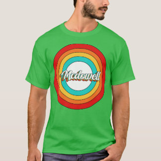 Camiseta Mcdowell Name Shirt Vintage Círculo Mcdowell
