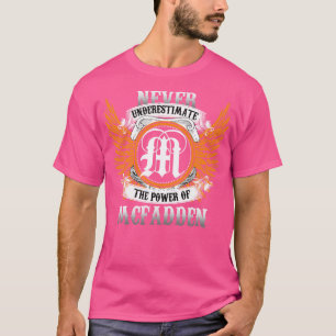 Camiseta Mcfadden Name Shirt Nunca Subestima O Poder