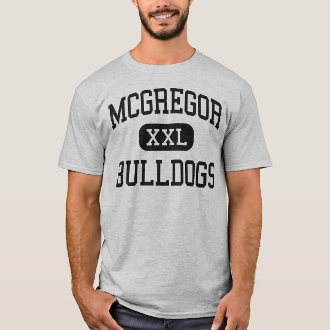 Camiseta McGregor - buldogues - segundo grau - McGregor (Frente)