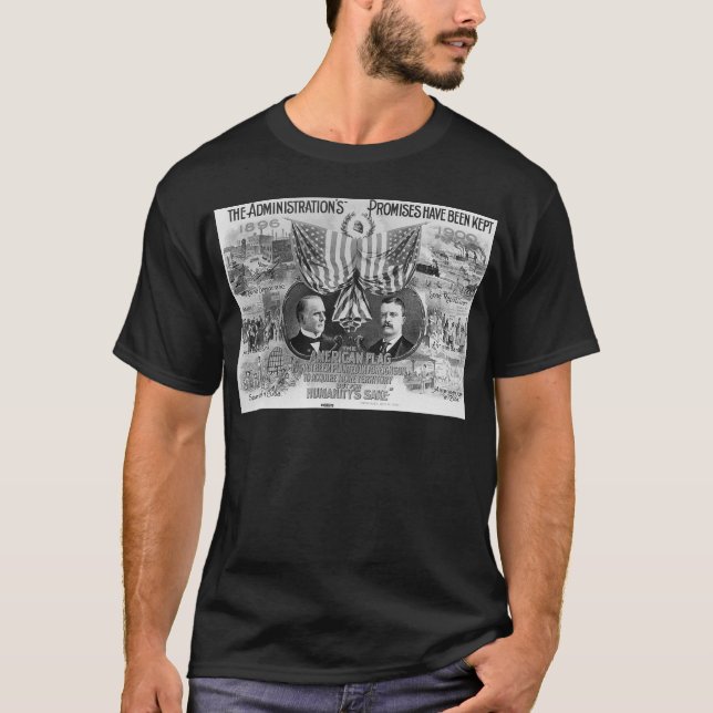 Camiseta Mckinley 1900 - Teddy Roosevelt (Frente)