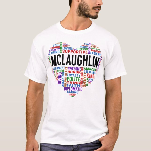 Camiseta MCLAUGHLIN Legend Heart (Frente)