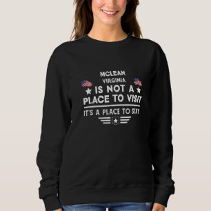 Camiseta Mclean Virgínia Lugar para ficar USA Casa na Cidad
