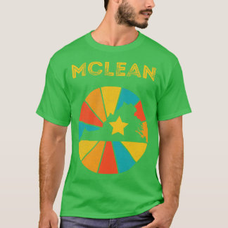 Camiseta McLean Virginia Vintage afligiu Souvenir 1