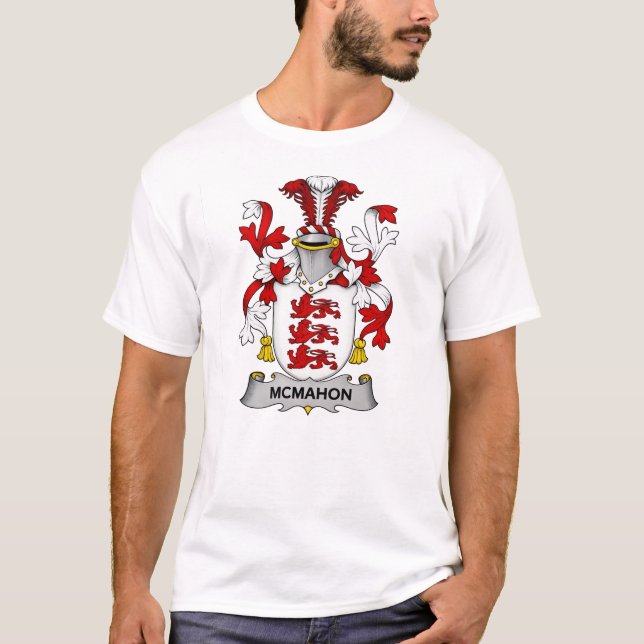 Camiseta McMahon Family Coat of Arms (Frente)