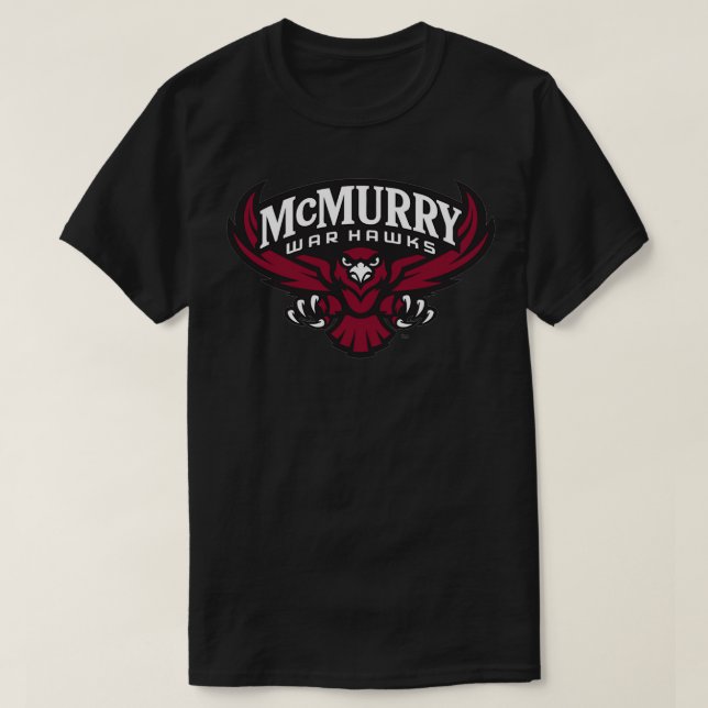 Camiseta McMurry WAR HAWKS ABILENE TX (Frente do Design)