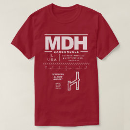 Camiseta MDH do Aeroporto do Sul de Illinois