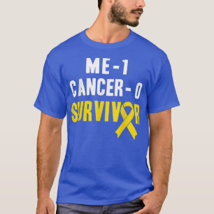 Camiseta Me 1 Cancer 0 - Sobrevivente de câncer infantil