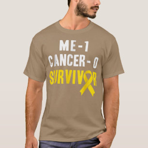 Camiseta Me 1 Cancer 0 - Sobrevivente de câncer infantil313