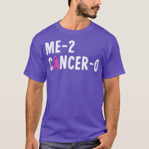 Camiseta Me 2 Cancer 0 Pink Ribbon Breast Cancer Awareness 