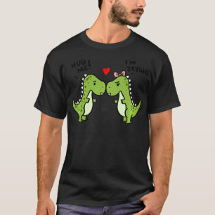 Camiseta Me abraço, estou tentando pulsar dinossauros