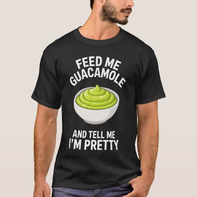 Camiseta Me Alimeinta com Guacamole (Frente)