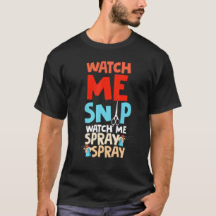 Camiseta Me Assista Snip Me Assista Spray Spray Dog Groomer