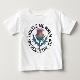 Camiseta Me assobie quando você chegar ao topo da flor do p