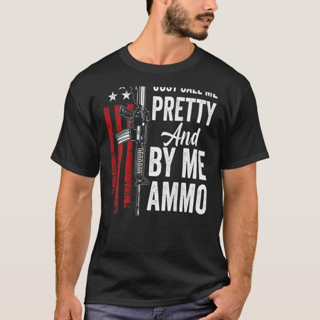 Camiseta Me Chame De Bonito E Comprar As Mulheres Ar15 G (Frente)