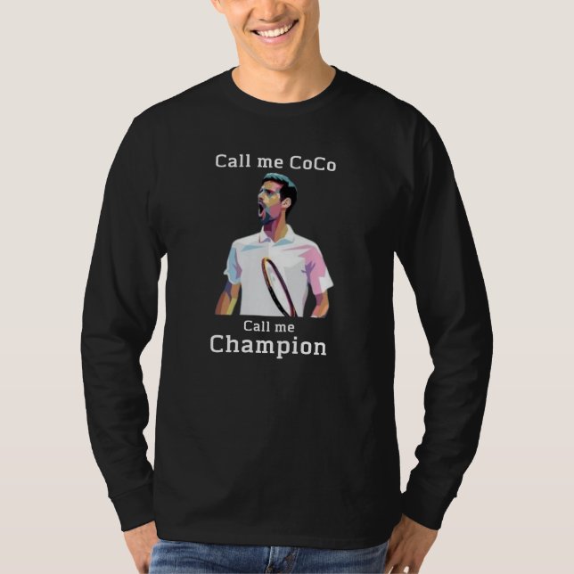 Camiseta Me chame de campeão de coco (Frente)