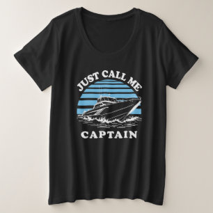 Camiseta Me Chame de Capitão   Citação do Marinheiro
