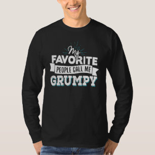 Camiseta Me Chame De Grumpy Para Pai De Homens