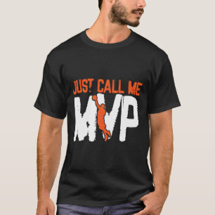 Camiseta Me chame de jogador de basquetebol MVP