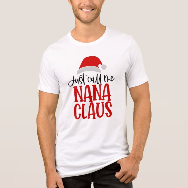Camiseta Me Chame De Nana Claus-56768 (Frente)