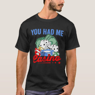 Camiseta Me Conquistou No Jogo De Cassino Jogador De Poker 