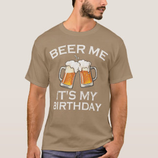 Camiseta Me Dê Cerveja É Meu Aniversário Piada De Aniversár