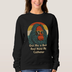 Camiseta Me Dê Uma Cerveja Segure Meu Cateter Bebendo Avô D