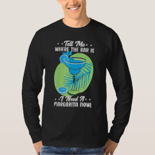Camiseta Me Diga Onde Fica o Bar Preciso de uma Margarita A