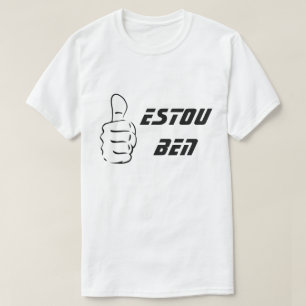 Camiseta Me empolga e galego diz que estou bem