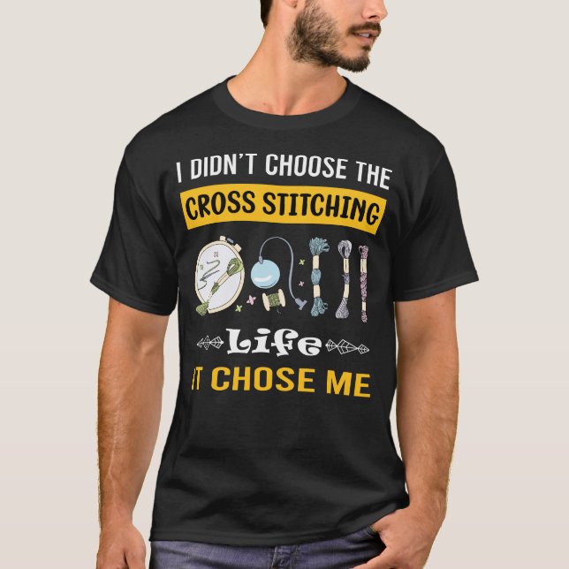 Camiseta Me Escolheu Cruzando A Corda (Frente)
