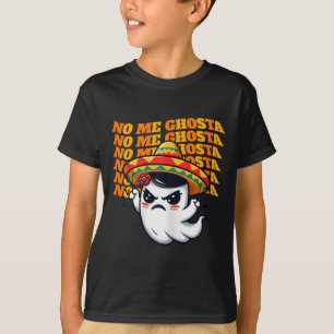 Camiseta Me Ghosta Engraçado Fantasma Halloween Mexicano Mu