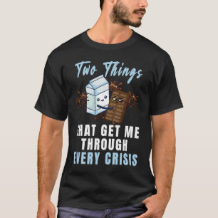 Camiseta Me Leve Através de Todas as Crises Leite de Choco