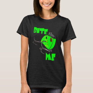 Camiseta Me Morda Piada Isca Pescador Pescaria
