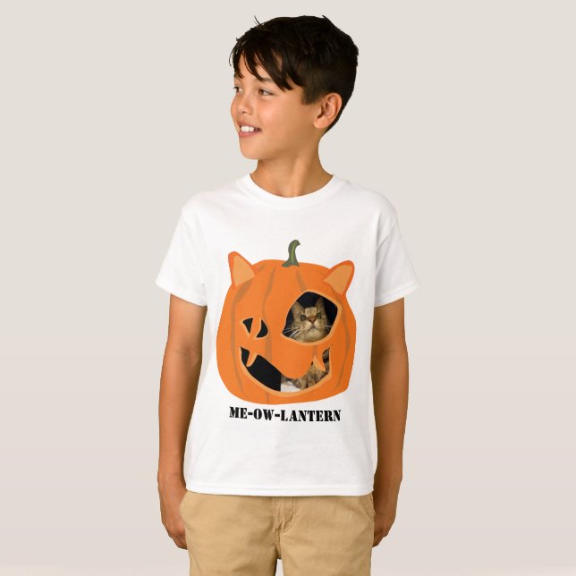 CAMISETA ME-OW-LANTERN (Frente Completa)