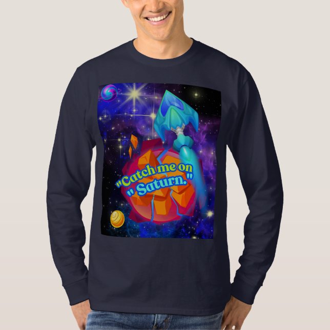 Camiseta Me pegue em Saturno (Frente)