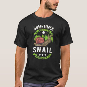 Camiseta Me Pergunto Se Meu Caracol Está Pensando Em Mim Ta